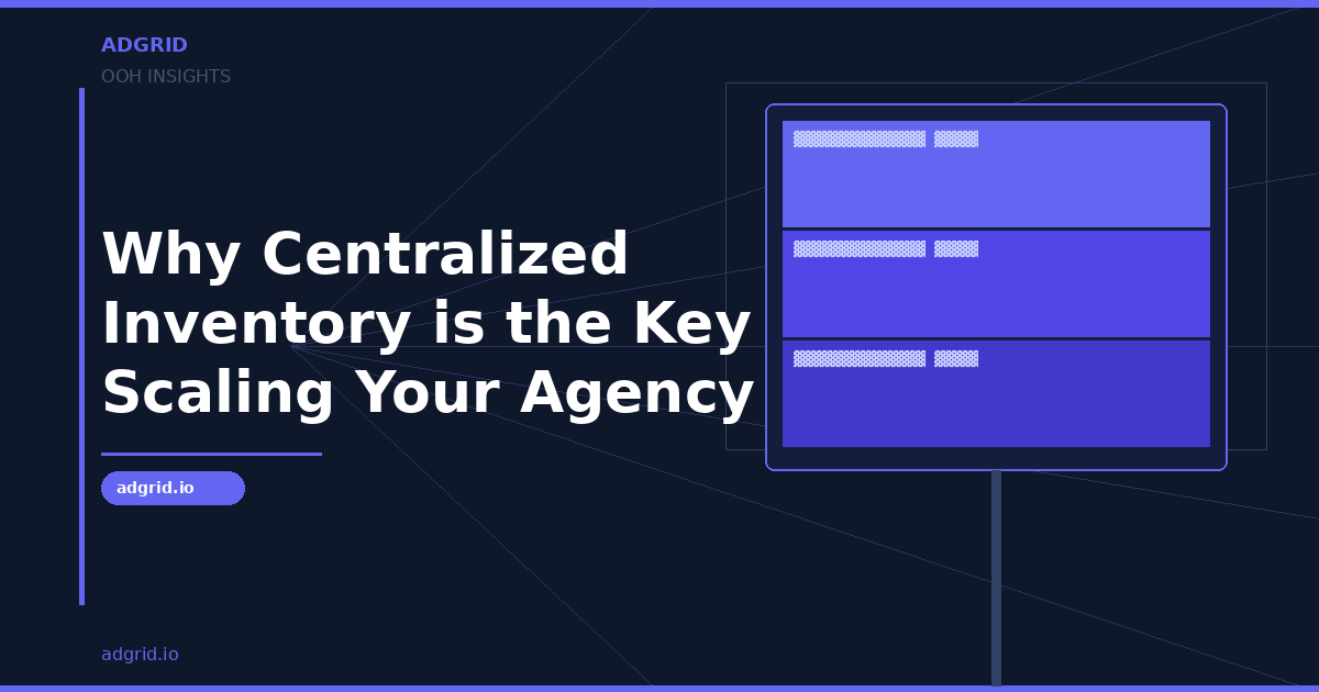 Why Centralized Inventory is the Key to Scaling Your Agency